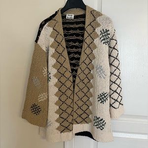 Acne Studios OHLERA Cotton Cardigan Womens Size XS
